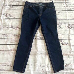 Old Navy Mid-Rise Rockstar Super Skinny Blue Jeans